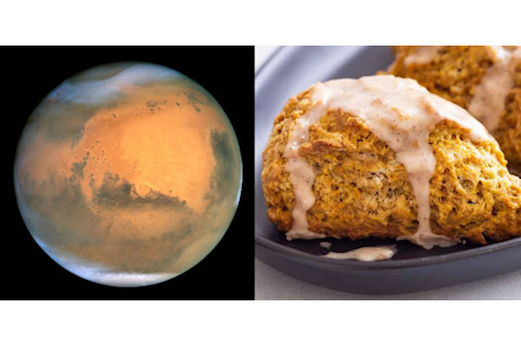Mars vs Scone - NASA & Jen Sobjack