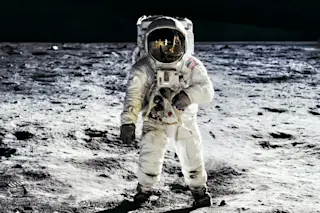 Apollo 11 astronaut spacesuit