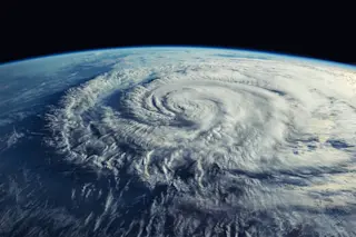 hurricane from space