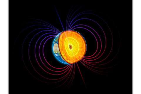 Earth Core and Magnetic Field - Shutterstock