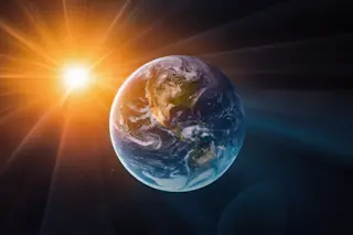 sun rays on earth
