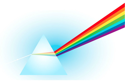 Rainbow Refraction Prism - Shutterstock