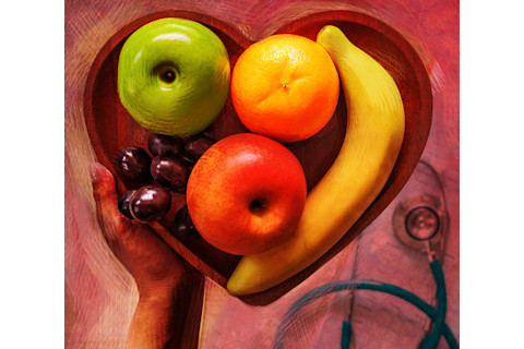 heart fruit bowl health