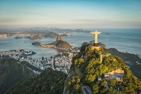 One of the New 7 Wonders: Cristo Redentor.