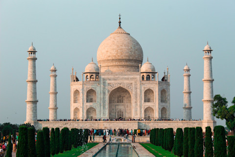 One of the New 7 Wonders: The Taj Mahal.