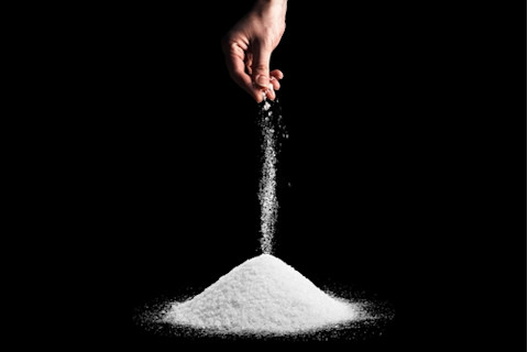sprinkling salt