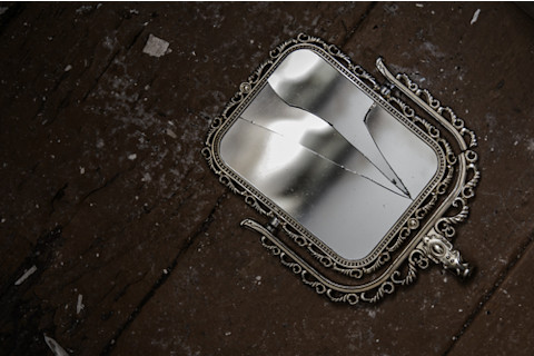 broken mirror