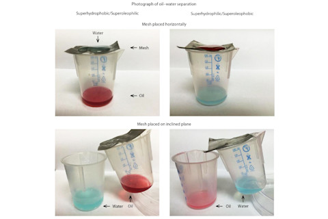 Nanoparticle Oil Spill Cleanup Figure - OSU