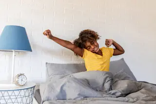 person-waking-up-well-rested