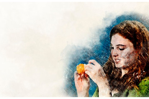 Peeling an Orange - Mackey/Shutterstock