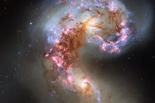 antennae galaxies colliding