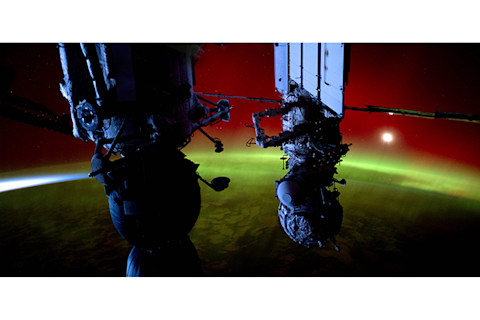 Northern Lights as Seen From the International Space Station