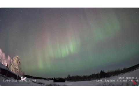 Aurora Borealis Over Finland