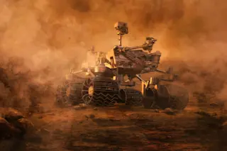 Mars dust storm