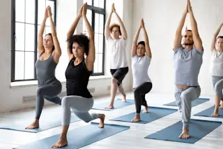 Yoga class