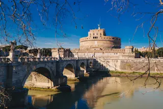 Tiber river and Caligula's secret garden