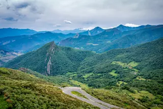 Bendy Roads to Potes, Cantabria, Picos de Europa National Park, Northern Spain