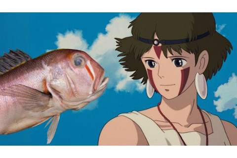 Branchiostegus sanae and San's in Princess Mononoke