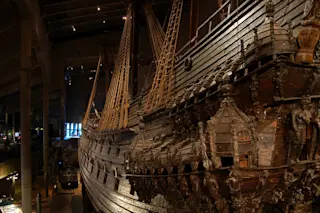 The Vasa warship 