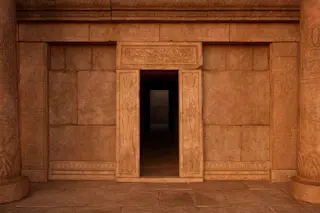 Ancient Egyptian tomb illustration