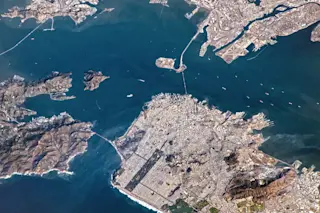 San Francisco Bay from Space