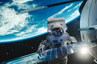 Astronaut in space