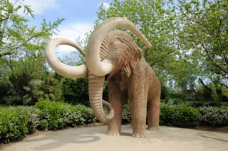 Mammoth statue - Shutterstock