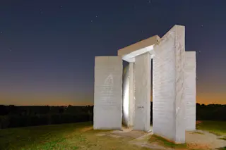 Georgia Guidestones - Shutterstock