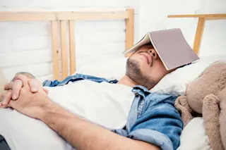 face In book Asleep Sleeping -  Shutterstock