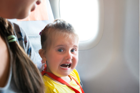 Screaming Kid Plane Shutterstock