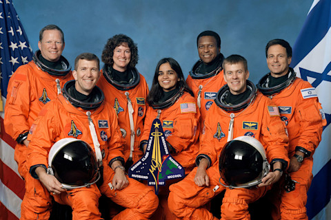 seven astronauts from the modern shuttle era