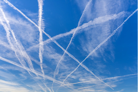 Contrails Chemtrails - Shutterstock