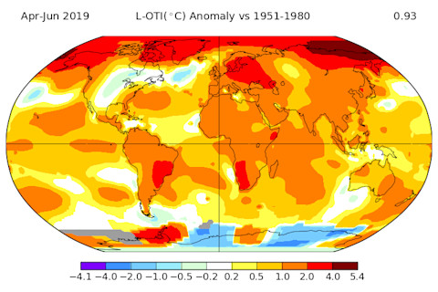 Temperature Map - NASA