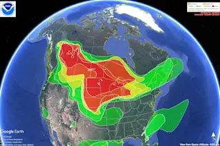 Smoke from Canadian Wildfires, May 31, 2019 - NOAA