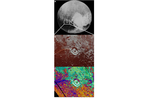 Virgil Fossae, Pluto, Ammonia and Water Ice - NASA