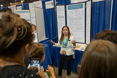 AnaMaria Perez at ISEF 2019 - Society for Science & the Public