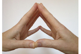 Bathtub Illusion, Hands in Triangle - i-Perception