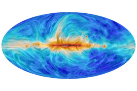 a blue swirl with an orange central swirl - ESA