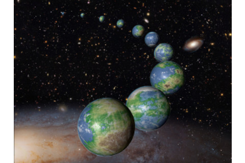 many earths stretching into space - NASA