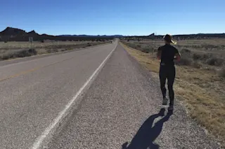 Runner, Race Across the USA, 2015 - Bryce Carlson