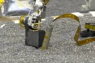 Replica InSight Lander Stuck - NASA