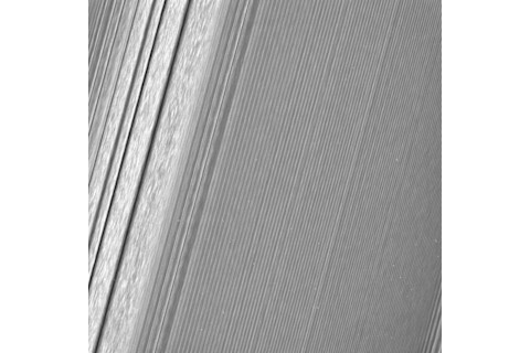 Close-up Saturn's Rings - NASA