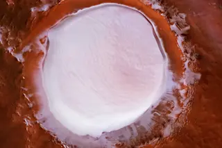 Korolev Crater Mars Ice - ESA