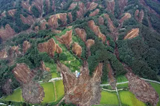 Japan Landslide - AP