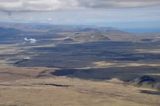 A view of the Reykjanes Peninsula