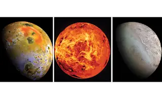 The three Discovery Mission targets
