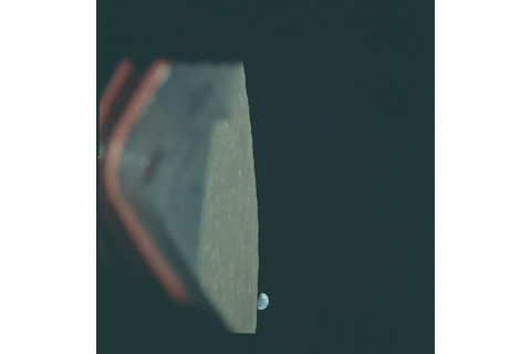 The less famous Earthrise. NASA.