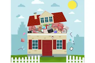 hoarder illustration - shutterstock