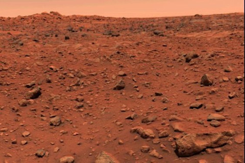 First Photo of Mars, Viking Lander 1976 - NASA