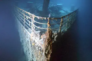 The Titanic ruins